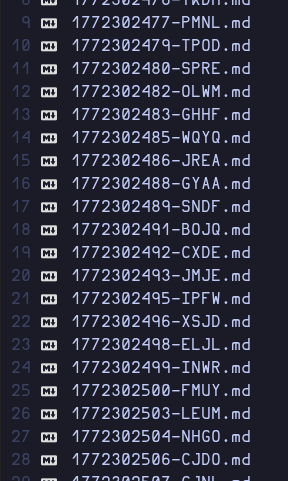 Neovim note screenshot
