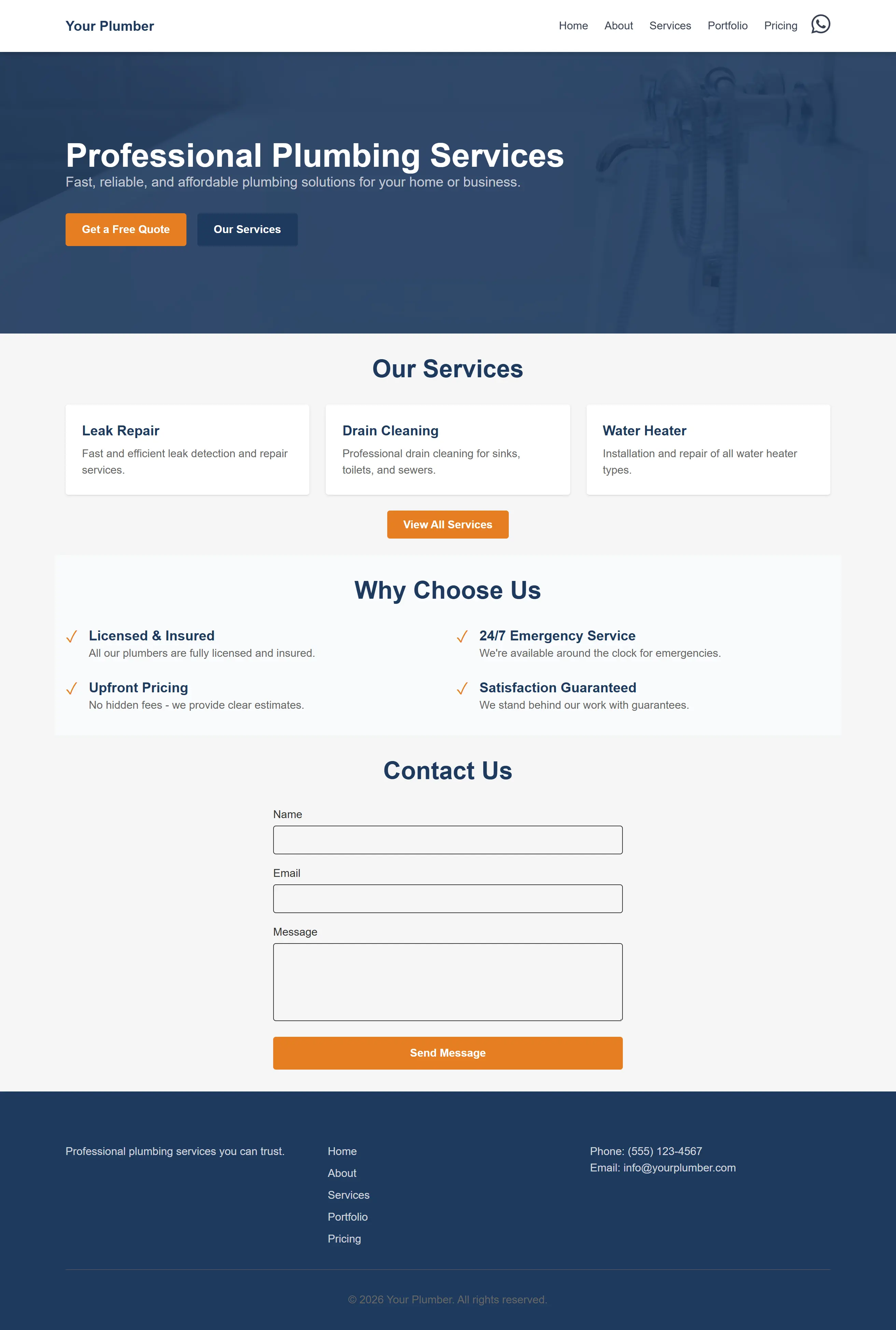 plumber-template